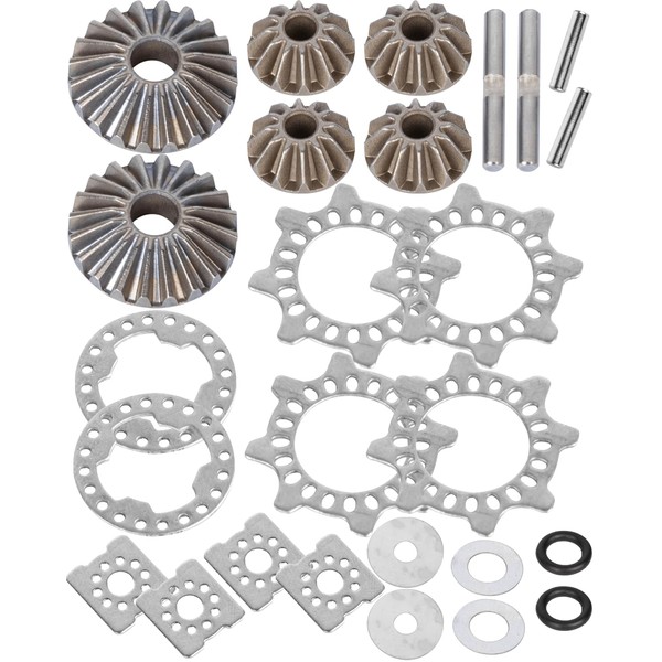 RCarmubWow RC Steel Differential Gear Set Upgrades Part for 1/8