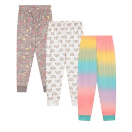 BTween Girls’ 3 Piece Velour Jogger Pants Set, Stars and Rainbows, Size 16