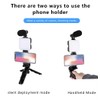 Tripod selfie stick with Bluetooth remote control function with Light