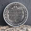 Strugglejewelry Serenity Peace Within The Storm Sobriety Chip AA Medallion