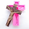 HYROOY Crucifix Silicone Mold Wall Hanging s-Pendant Epoxy Resin Mold