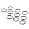 TUNUKE Ti Titanium Ring, Keychain, Key Ring, Key Hook, Carabiner,