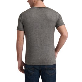 Lucky Brand Mens Venice Burnout V-neck Tee T-Shirt, Jet Black, Large US