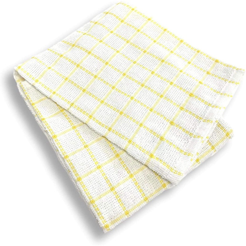 100% Natural Cotton Terry Tea Towels | Super Absorbent |