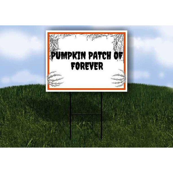 PUMPKIN PATCH OF FOREVER Halloween Skeleton No arrow 1 Double