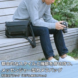 HAKUBA Camera Bag Plus Shell City04 Messenger M Top Quick Access Black SP-CT04-MBMBK