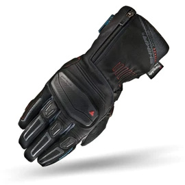 SHIMA Inverno Motorcycle Gloves Men's Leather Long Warm Summer Motorcycle Gloves Protection Touchscreen Touring Leather Gloves Motorcycle Ventilated Reinforced Windscreen Wipers (Men, Black, 4XL)
