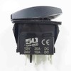 50 Caliber Racing On/Off Toggle Switch LED Backlit, 12V Rocker