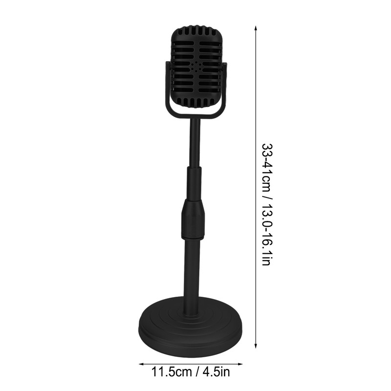 Simulation Old Fashioned Microphone Model with Stable Base and Support