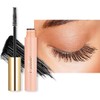 Oulac Waterproof Mascara Black Makeup, Mascara Volume and Length, Suitable for Sensitive Eyes, Smooth Formula, Smudge-Proof, No Clumping, Vegan & Clean Beauty 8.5g