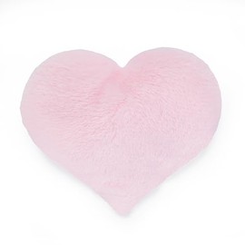 1i4 Group Cozy Microwavable Plush Toys - Heated Stuffed Heart Shape - Heatable Coolable Bedtime Comfort Plushie - Pink