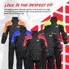 HWK Motorcycle Rain Suit for Men and Women, Two-Piece Waterproof