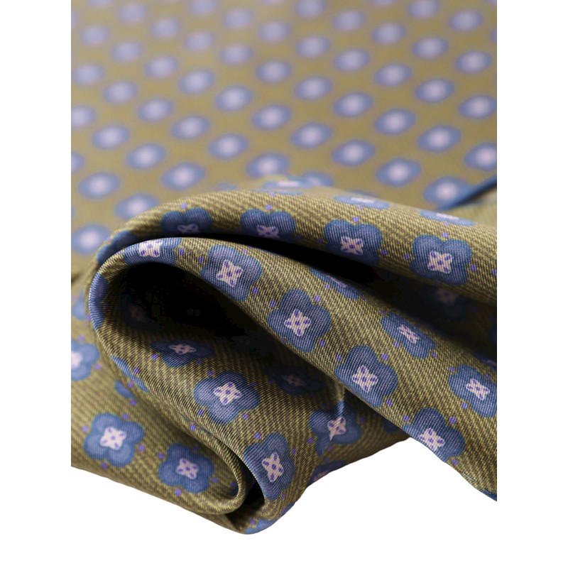 Prettystern Unisex Hand-Rolled Silk Neckerchief Silk Neckerchief for Men and