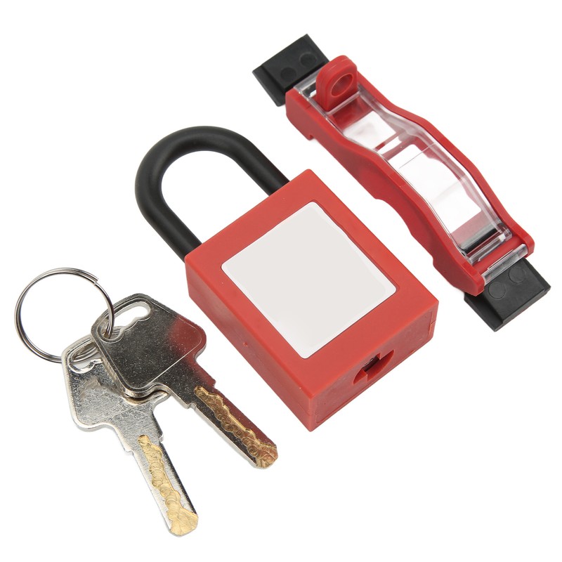Circuit Breaker Safety Lock Set Transparent Protective Cover Padlocks Kit