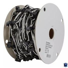 GRAND GENERAL CONTINUOUS 2-PRONG LIGHT PLUG WIRE HARNESS ROLL - 12" Spacing