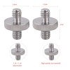 2Pcs 1/4" to 1/4" Male Threaded, Screw Adapter, Double Head