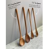 FAAY - 4 Pcs 9.5” Long Teak Spoon, Chef Testing