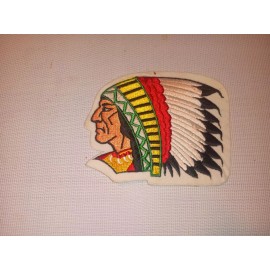 N/A EMBROIDERED NATIVE AMERICAN PATCH 5 1/2  INCHES BY 4 1/2 INCHES PACK OF ONE