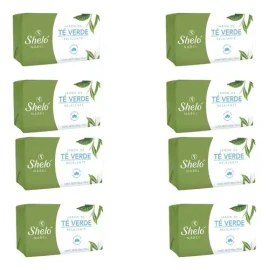 Jabón De Te Verde Shelo 100g Paquete X8