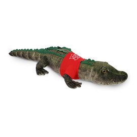 DolliBu I Love You Valentine Plush Alligator - Cute Stuffed Animal with Red Shirt and Name Personalization Gift for Valentines Day, Birthday, Anniversary, Romantic Date - 28 Inches