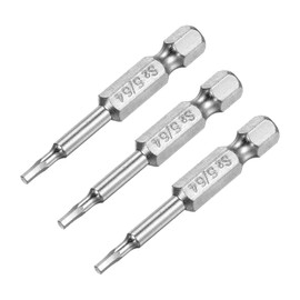 uxcell 5/64" Magnetic Hex Head Screwdriver Bit, 1/4" Hex Shank 2" Length S2 Steel Power Tool, 3 Pcs