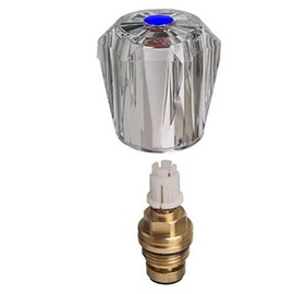 Cornat TEC302401 Acrylic Valve Top 1/2 Inch Plain Blue