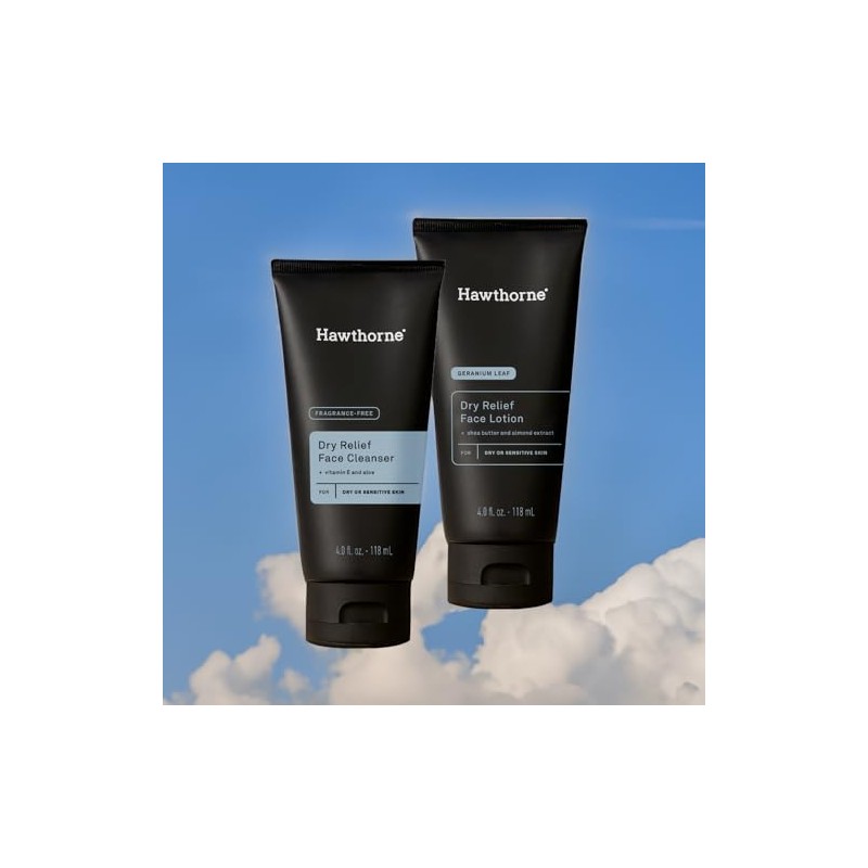 Hawthorne Kit Hidratante Cuidado Piel Masculina Facial Masculino Limpiador Loción
