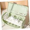 iplusmile Cord Organizer Box Multi Functional Power Strip Storage Case
