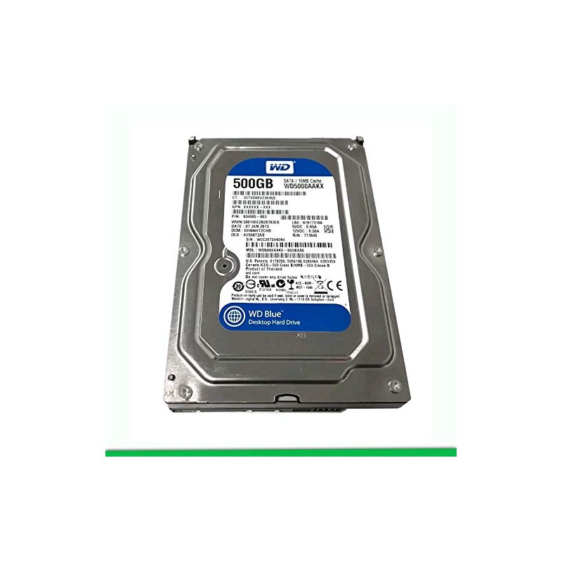 Western Digital 500GB/SATA 3.5" Internal Hard Drive (Refurbished)