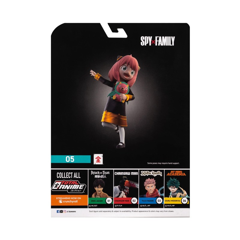 Total Anime Anya Forger - 6.5-Inch Scale Figure with Swappable