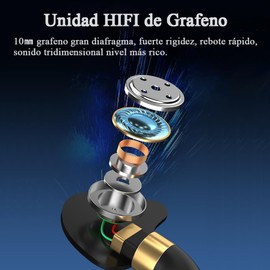 ATOOZOO Audífonos Tipo C, In Ear Headphone Auriculares con Cable de Type-C, Audifonos Alambrico con Micrófono y Control de Volumen,Cancelación de Ruido, Compatible con Dispositivos de Audio Tipo C