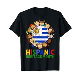 Hispanic Heritage Month Uruguay Kids Boys Girls T-Shirt