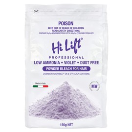Hi Lift Powder Bleach Pouch for Hair, HL150PV, Violet, 150 gram