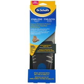Dr. Scholl's® Stability Support Insoles, Flat Feet & Overpronation Low Arch Support, Improves Balance & Stability, Motion Control, Trim Inserts to Fit Shoes, Womens 6-10 1 Pair