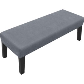 Fuloon Universal Cover for Dining Room Bench, Elastic Velvet Chair Cover, for Dining Room, Removable Washable Cover, for Dining Room Chair