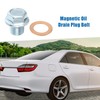 A ABSOPRO Magnetic Oil Drain Plug Bolt for Opel M14x1.5