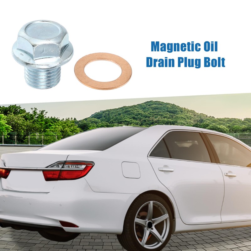 A ABSOPRO Magnetic Oil Drain Plug Bolt for Opel M14x1.5