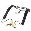 Saxophone Double Shoulder Strap Artificial Leather Length Adjustable Alto Tenor