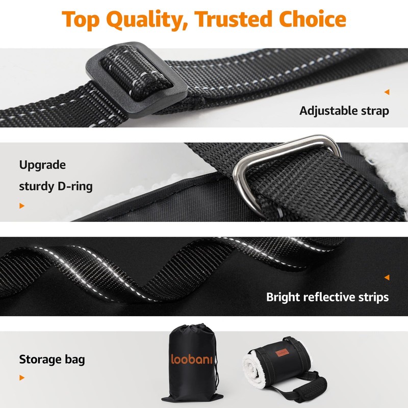 LOOBANI Portable Dog Sling for Back Legs, Hip Support Harness