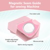 Magnetic Seam Guide for Sewing Machine, Upgraded Polygonal Hemmer Guide