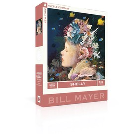 New York Puzzle Company - Bill Mayer Shelly - 500 Piece Jigsaw Puzzle for Family Game Nights by Bill Mayer