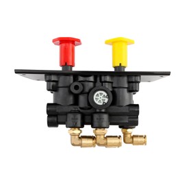Misakomo 801631 MV-3 Dash Air Brake Control Valve - 5013293 MV3 Trailer Parking Brake Valve - Compatible with Bendix BX801631 745-5013293, Freightliner BW5013293, and Volvo BW801631.