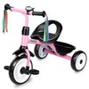 Liberry Toddler Tricycle Age 2 3 4 Years Old, Kids Trike with Bell, Back Basket and Removable Pedal, 3 Wheel Bike Riding Toy Gift for Girls, Light Pink