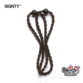 Annieu Spiral Hair Elastics, Hair Accessories, Twin Tails, Conceived by Hairdressers