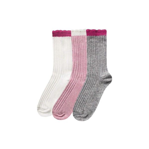 UNLIMITED LEGWEAR 3lü Kalın Kışlık Yün ve Kaşmir Karışımlı Bileği
