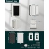 Recessed Outlet Box, DBVS1C-1 Low Profile Exterior Electrical Outlet Box