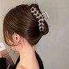 Metal Hair Claw Clips, 1Pcs Stylish Star Pattern Claw Clip