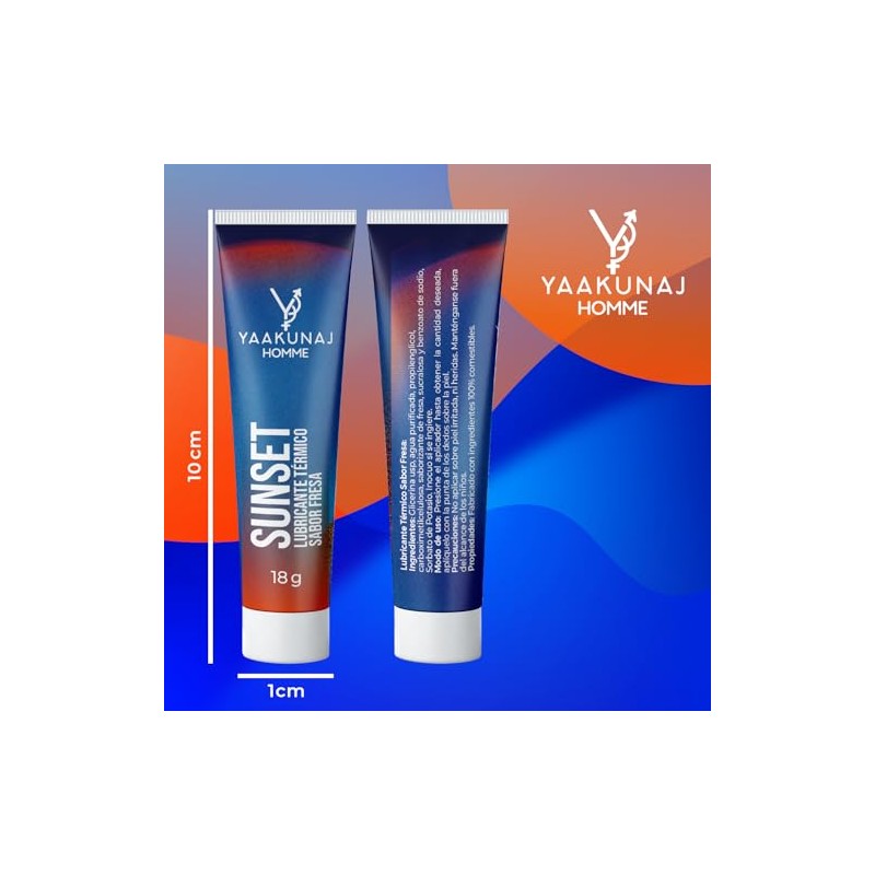 Lubricante Termico Fresa Sunset Yaakunaj Homme 18gr 2 Piezas