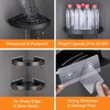 DUFU Adhesive Corner Shower Caddy with Hooks,Bathroom Shower Organizer, No