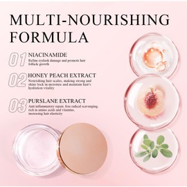 Solid Kleber Wimpernlifting, Wimpern kleber für Wimpern zum Wimpernlifting Augenbrauen Kleber Stark Schnell Trocknender Wimpernkleber, nicht für Falsche Wimpern - 8g Pfirsich